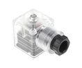 Valve Connector with Indicator Light, Socket, PG9, 24V, 10A, Contacts - 3